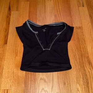 Urban Outfitters Out from under “Go for Gold” top - Black XS/S